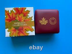 Royal Canadian 2014 $20 Fine Silver Coin Maple Leaves