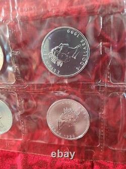 SILVER MAPLE 1 Ounce COINS 1999 Royal Canadian Mint 99.99% silver / 10 Coins