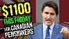 This Friday Canadian Pensioners Can Claim 1100 Here S How